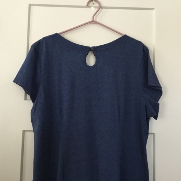 Vintage XXL plus size recycled fabric dress - Picture 3 of 5